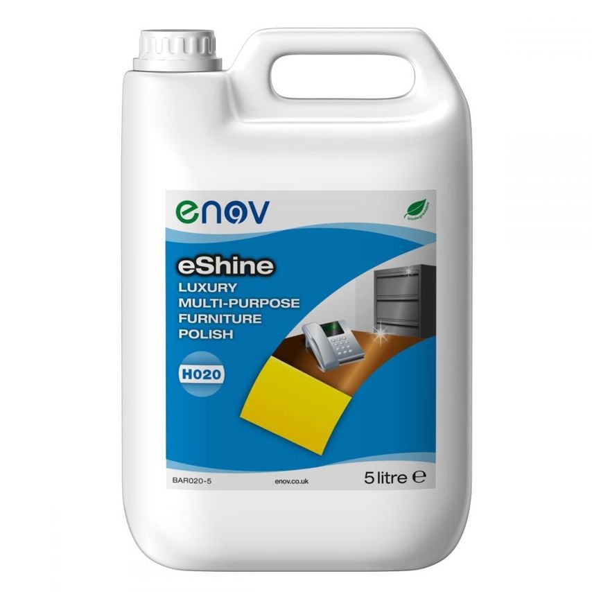Enov H020 Eshine Luxury Multi-Purpose Furniture Polish 2 x 5 Litre