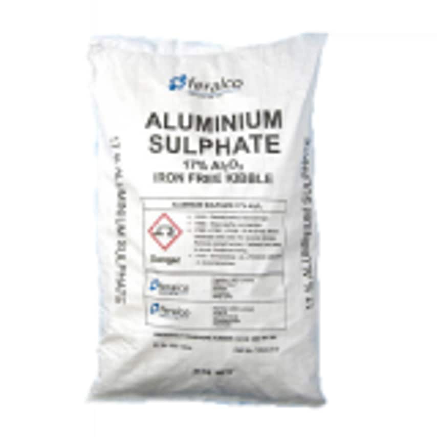 Kibbled Aluminium Sulphate 25kg 25kg