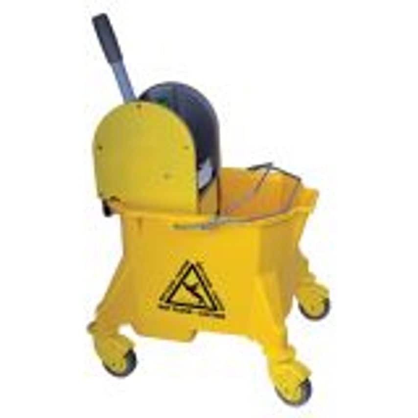 Shop JanSan Kentucky Bucket & Wringer 23 Litre Yellow Each Cleaning