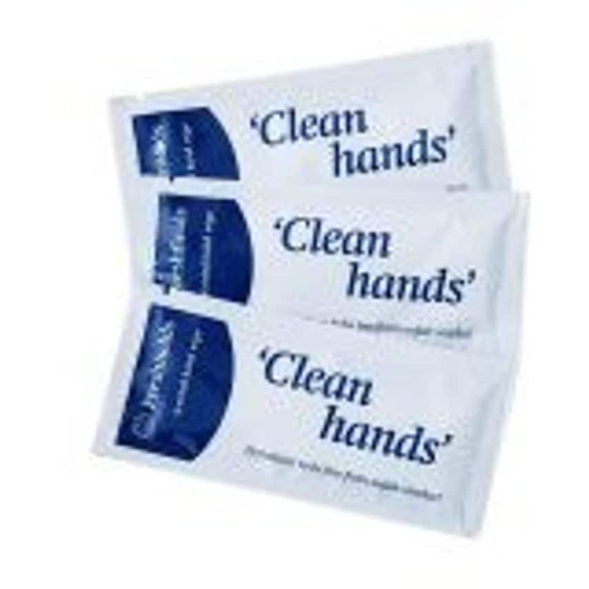Shop JanSan Freshfields Hand & Face Wipes In Sachet 500 Cleaning
