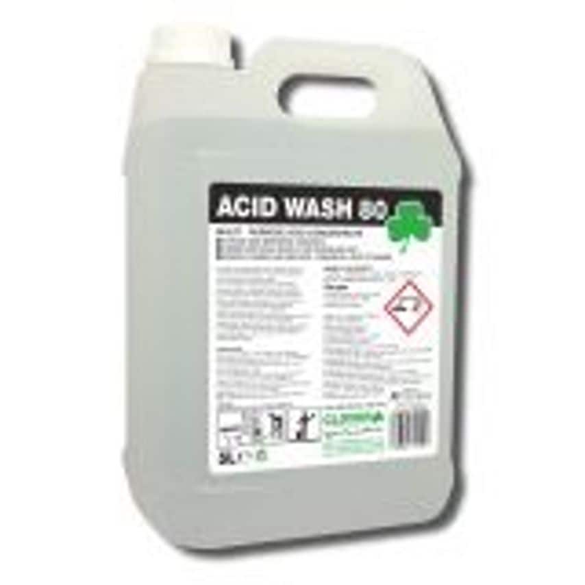 Clover Chemicals Clover Acid Wash 80 Extra Strength Acidic Cleaner 2 x 5 Litre