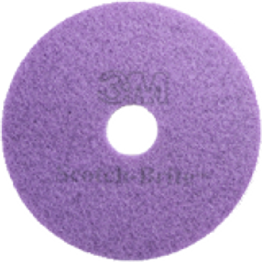 Scotch-Brite Purple High Shine Diamond Pad 15" 38cm 5XPADS