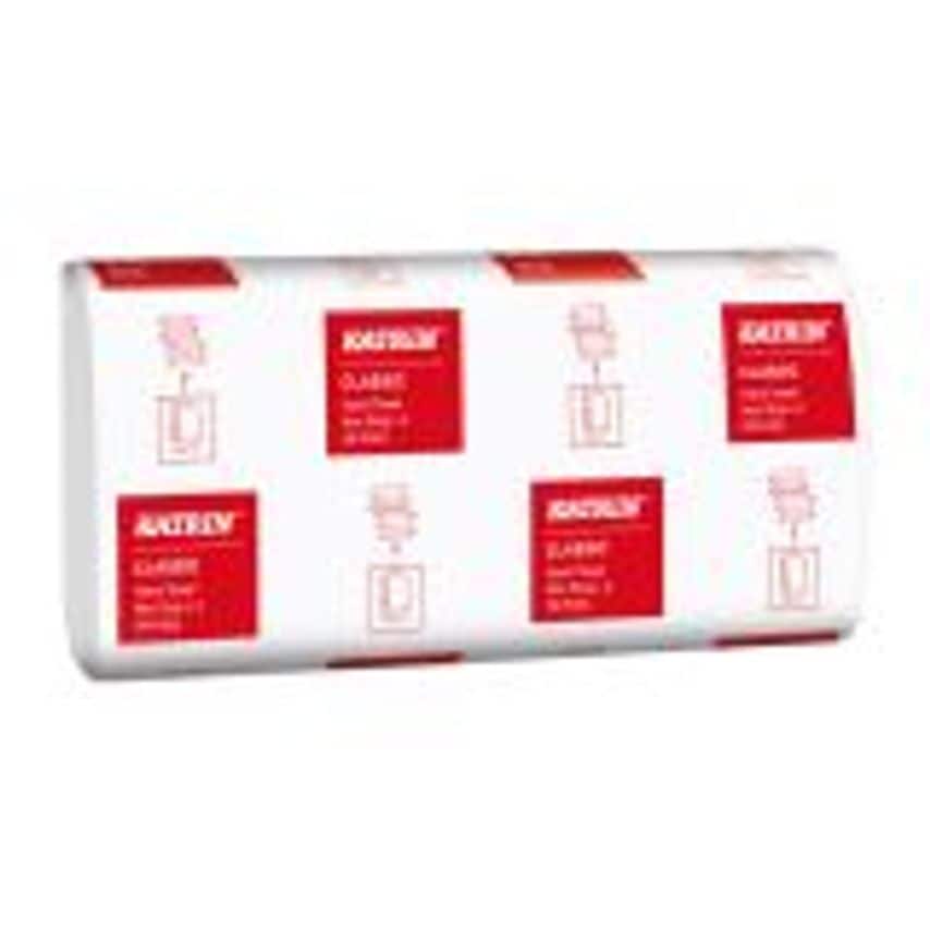 Katrin 61617 Classic Hand Towel Non Stop M2 2 Ply White Handy Pack 4000 Sheet