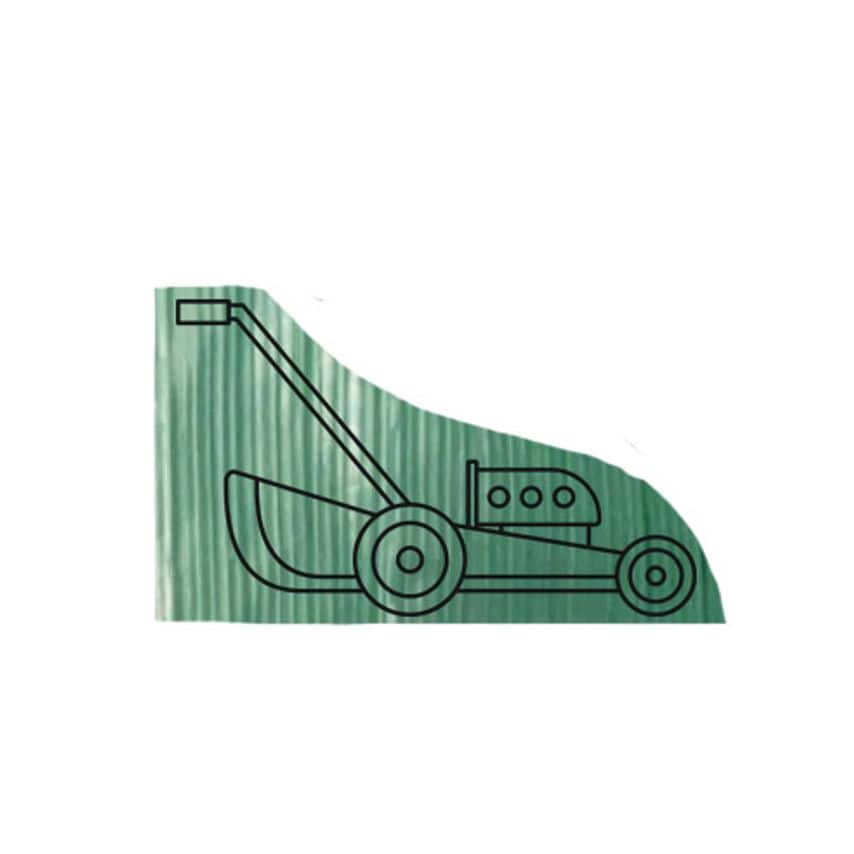 Yuzet Cylinder Mower Cover  63cm L x 56cm W x 114cm H