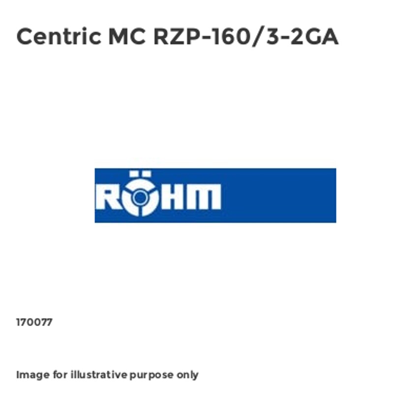 Rohm Centric MC RZP-160/3-2GA