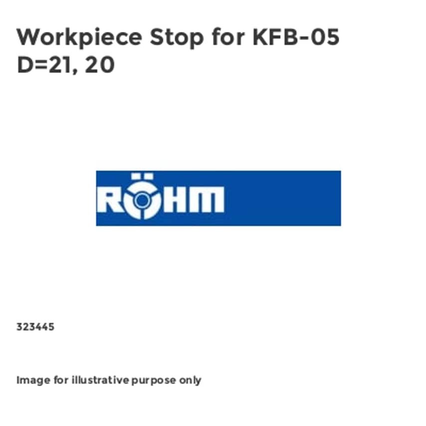 Rohm Workpiece Stop for KFB-05 D=21, 20