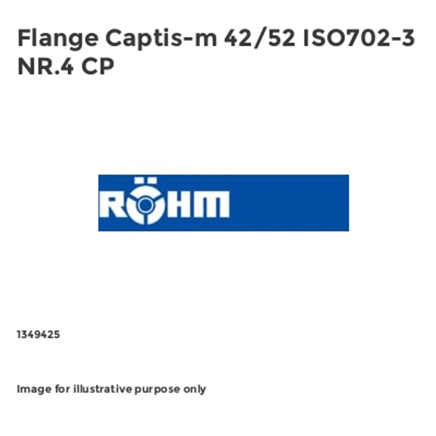 Rohm Flange Captis-m 42/52 ISO702-3 NR.4 CP