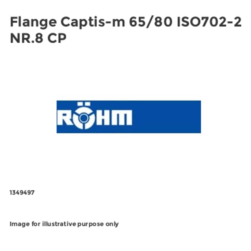 Rohm Flange Captis-m 65/80 ISO702-2 NR.8 CP