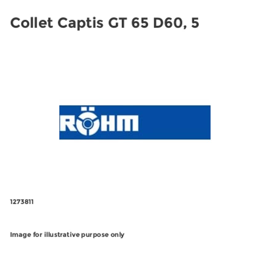 Rohm Collet Captis GT 65 D60, 5