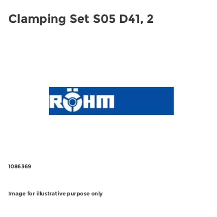 Rohm Clamping Set S05 D41, 2