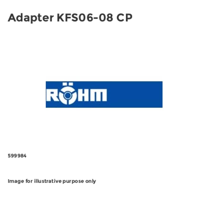 Rohm 599984 Adapter KFS06-08 CP