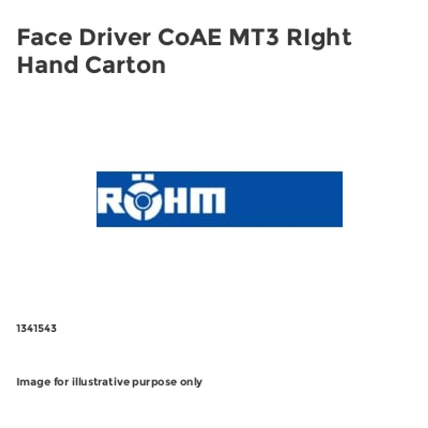 Face Driver Coae MT