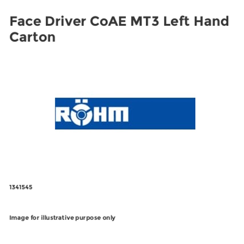 Face Driver Coae MT
