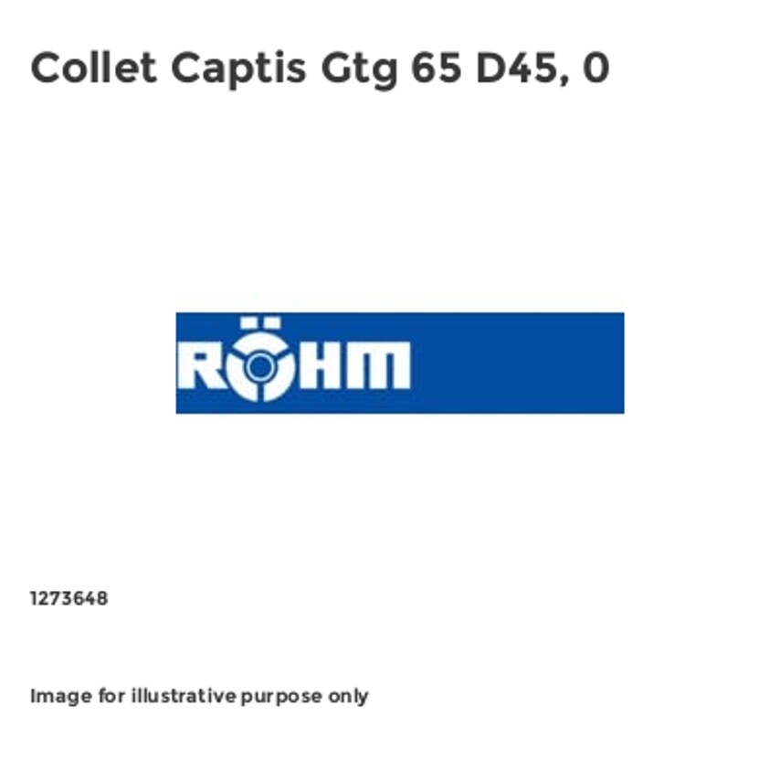 Rohm Collet Captis Gtg 65 D45, 0