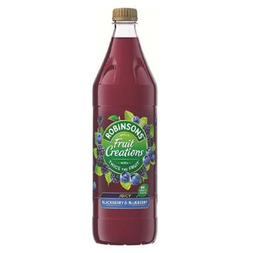 Fruit Creations Blackberry & Blueberry Squash 1 Litre