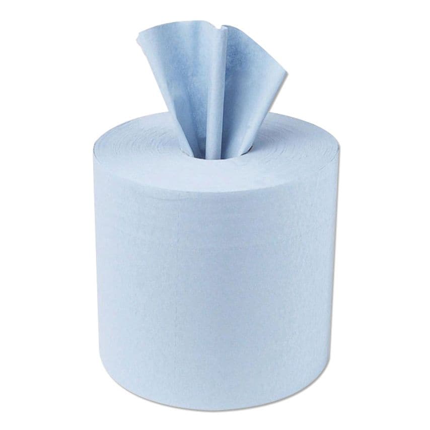 5 Star 5 Star Standard Centfd Wipe 1-Ply Blue, Pack of 6
