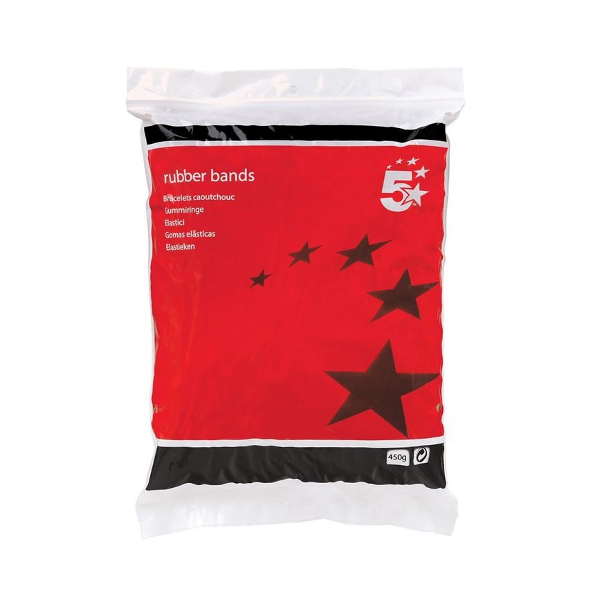 5 Star 5 Star Rubberbands NO33 89 x 3mm 454g Bag