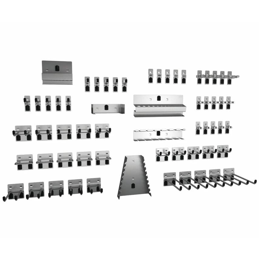 perfo perfo hook kit 60 piece. WxDxH: 380x140x140mm. zinc plated
