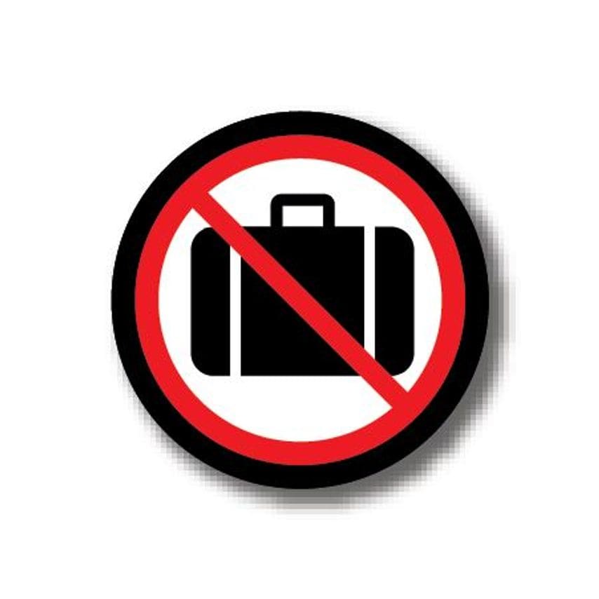 Ergomat Durastripe Circle Sign - No Luggage 76.0cm