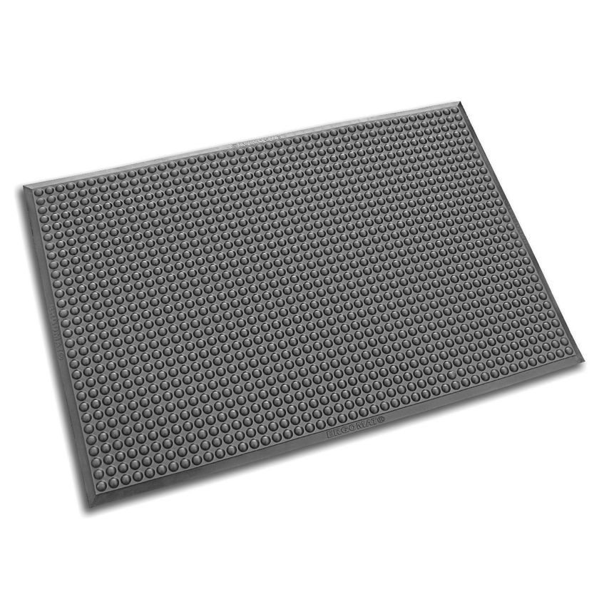 Ergomat Basic Bubble Mat 90W x 900L Charcoal Grey