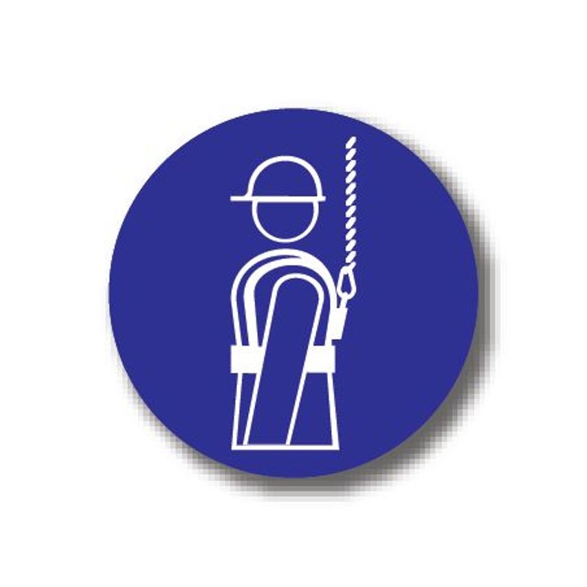 Durastripe Circle Sign Safety Harness Zoro UK