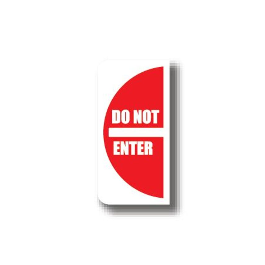 Ergomat Durastripe Half Sign - Do Not Enter (Right) 43 x 76
