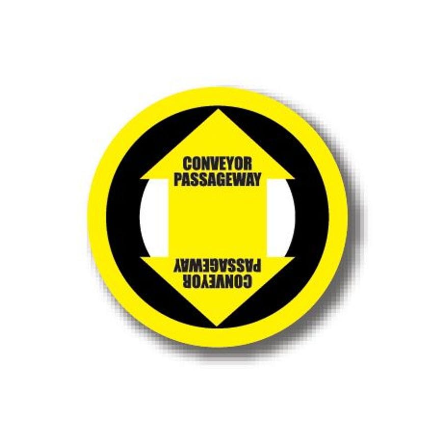 Ergomat Durastripe Circle Sign - Conveyor Passageway 30.5cm