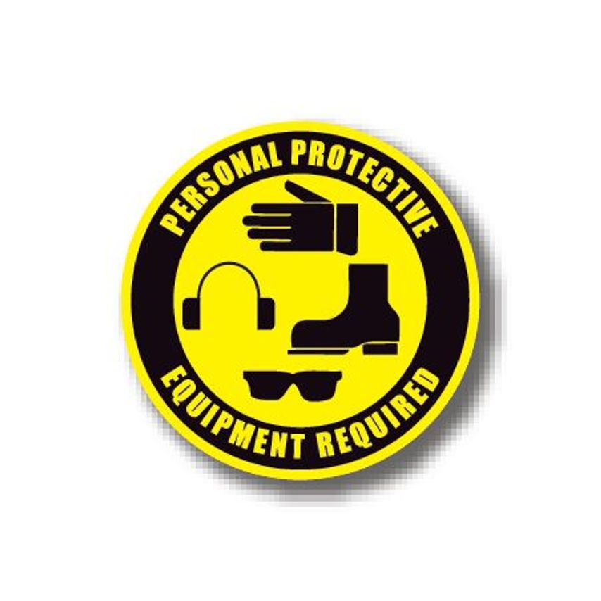 Shop Ergomat Durastripe Circle Sign Personal Protective Equipment