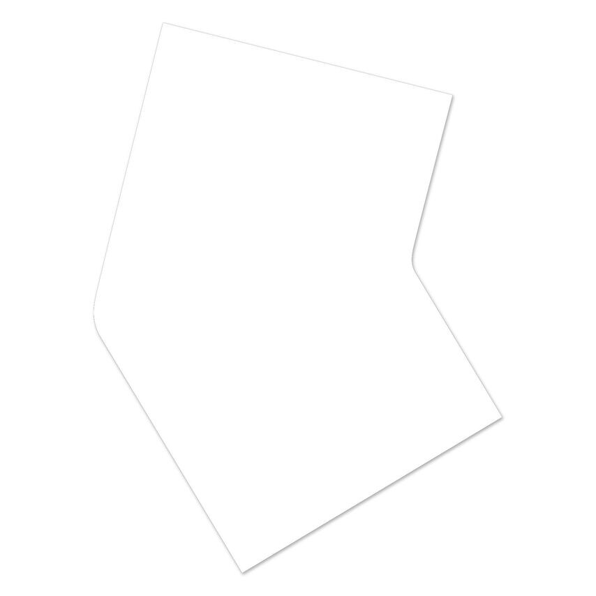 Ergomat DS Supreme 5cm 90 Round Angle Corners White 75PK