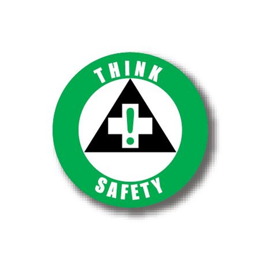Ergomat Durastripe Circle Sign - Think Safety 40.5cm