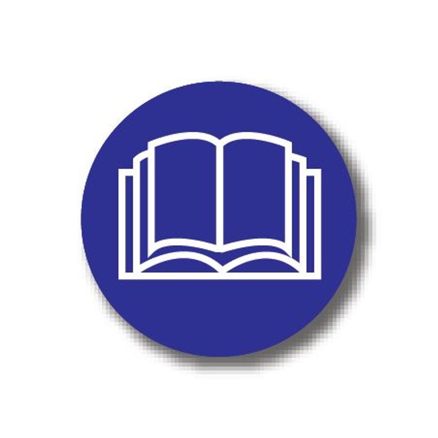 Ergomat Durastripe Circle Sign - Manual 20cm