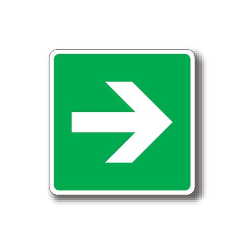 Ergomat Durastripe Rectangle Sign - Uscita Di Sicurezza 127 x 84