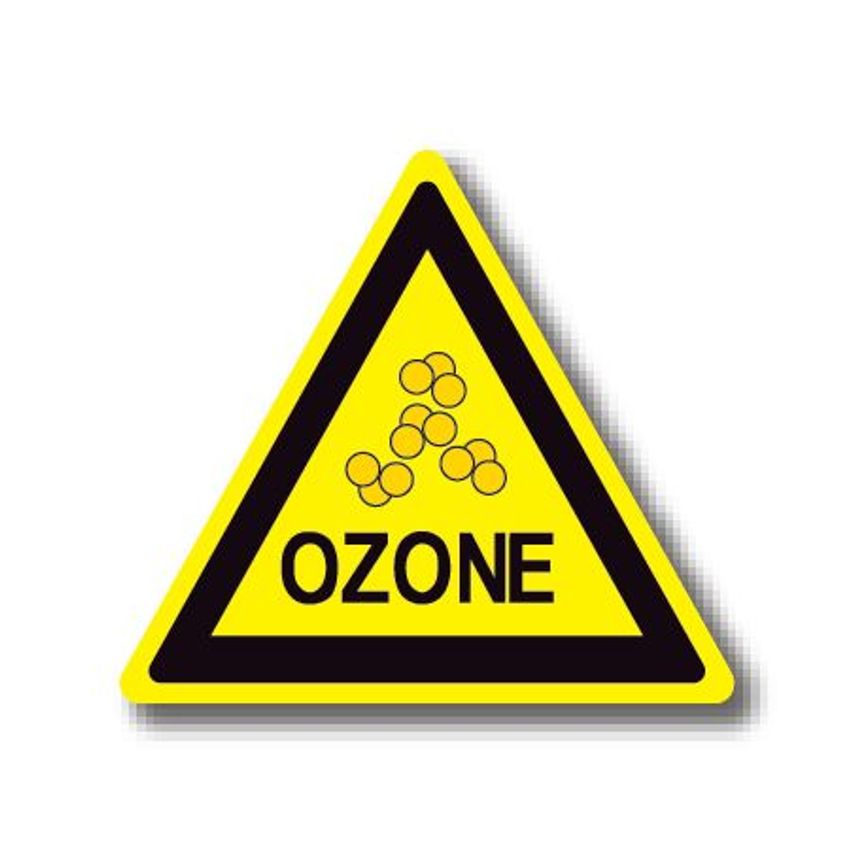 Ergomat Durastripe Triangle Sign - Ozone 81.0cm