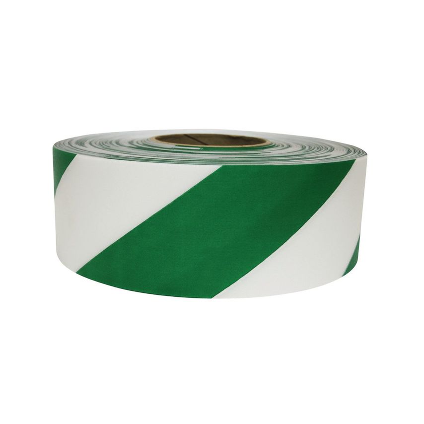 Ergomat 30.5cm DuraStripe Hazard Striping Green/White