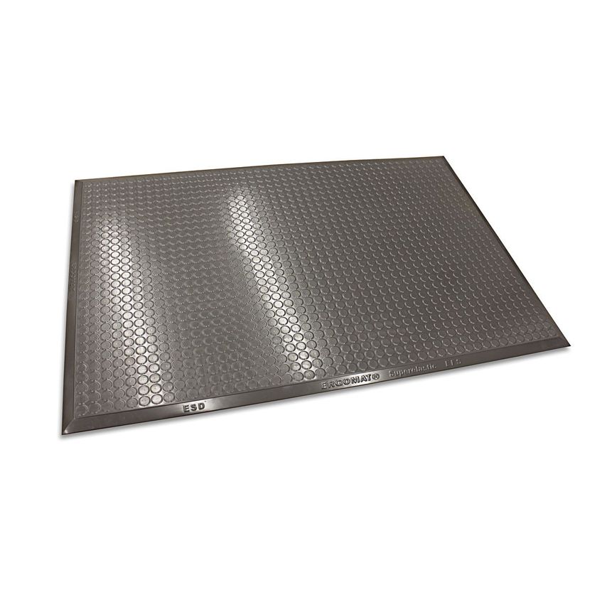 Ergomat Complete Smooth ESD Mat 120W x 630L Charcoal Grey