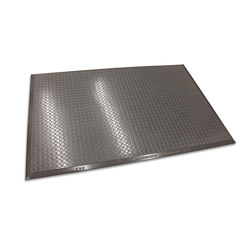 Ergomat Complete Smooth ESD Mat 60W x 750L Charcoal Grey