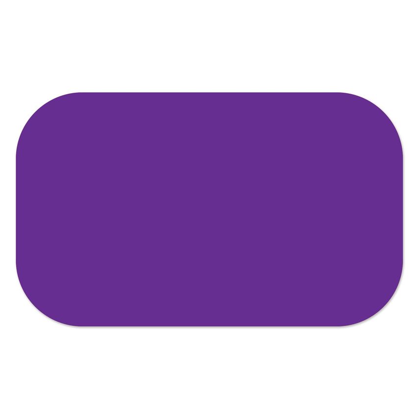 Ergomat 7,5cm x 15cm DS Xtreme Round Strip Purple 50PK