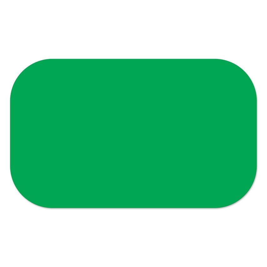 Ergomat 7,5cm x 7,5cm DS Xtreme Round Strip Green 100PK