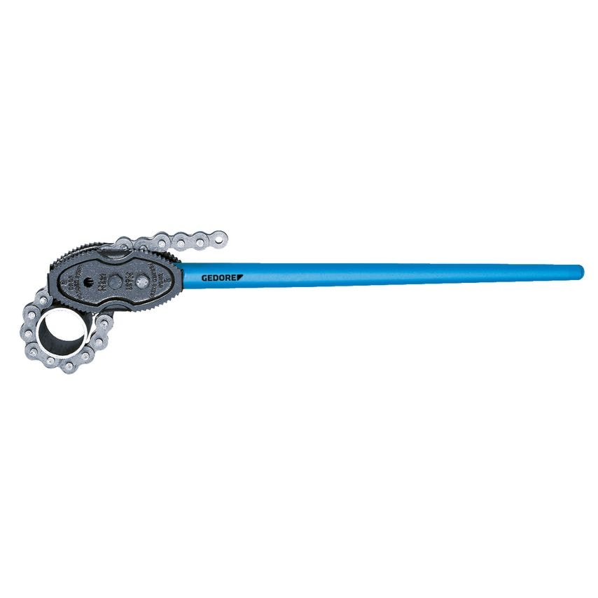 Gedore Chain pipe wrench, American pattern