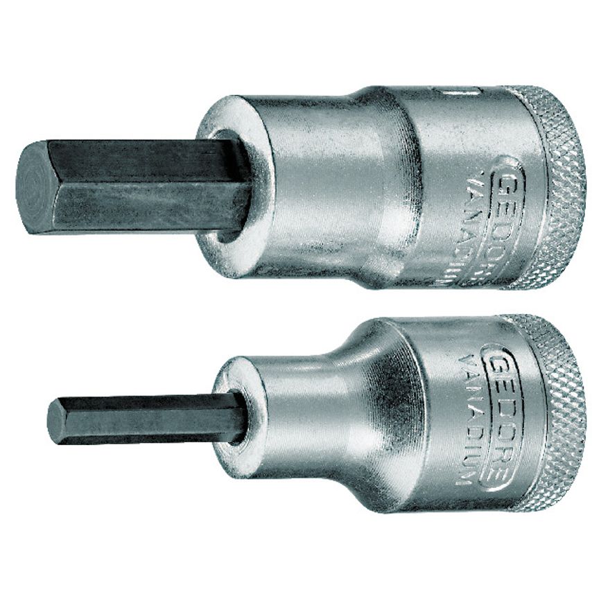 Gedore Screwdriver bit socket 1/2" in-hex 9 mm