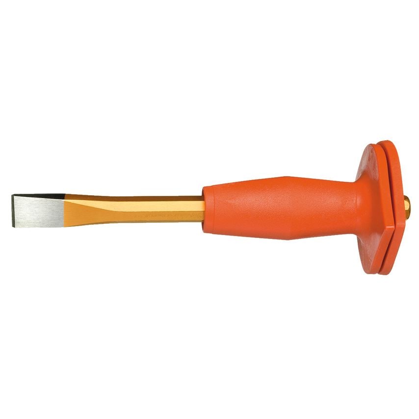 Gedore Bricklayer's chisel with protective hand guard