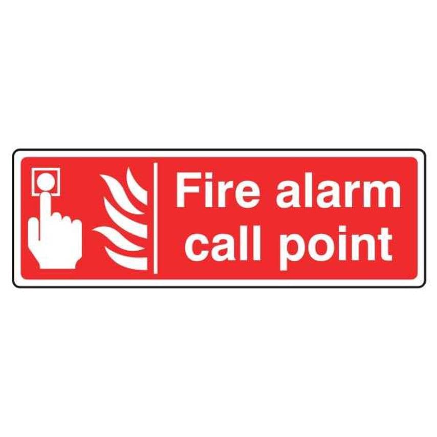 Lasting Impressions Fire Alarm Call Point Sign Label