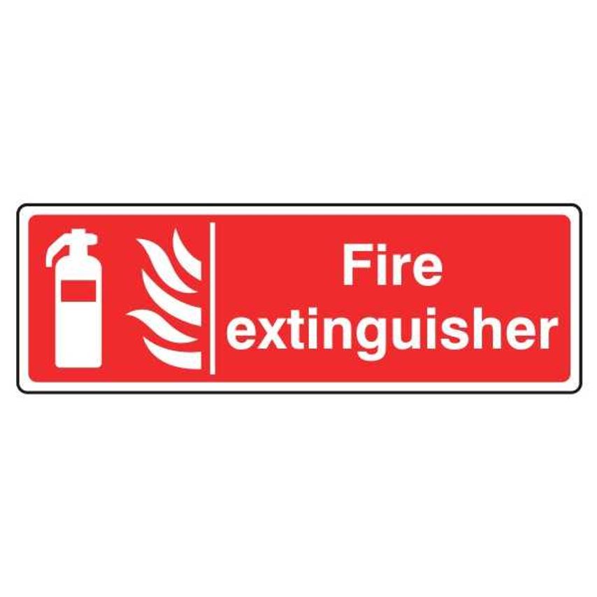 Lasting Impressions Fire Extinguisher Sign Label