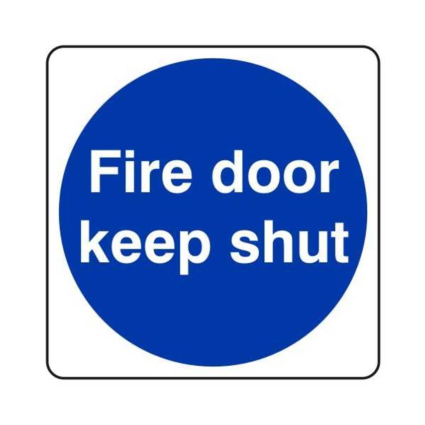 Lasting Impressions Fire Door Keep Shut Sign Label