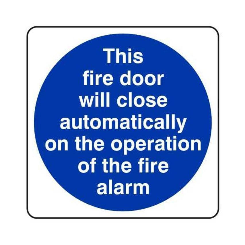 Lasting Impressions Fire Door Will Close Automatically on The Operation of The F