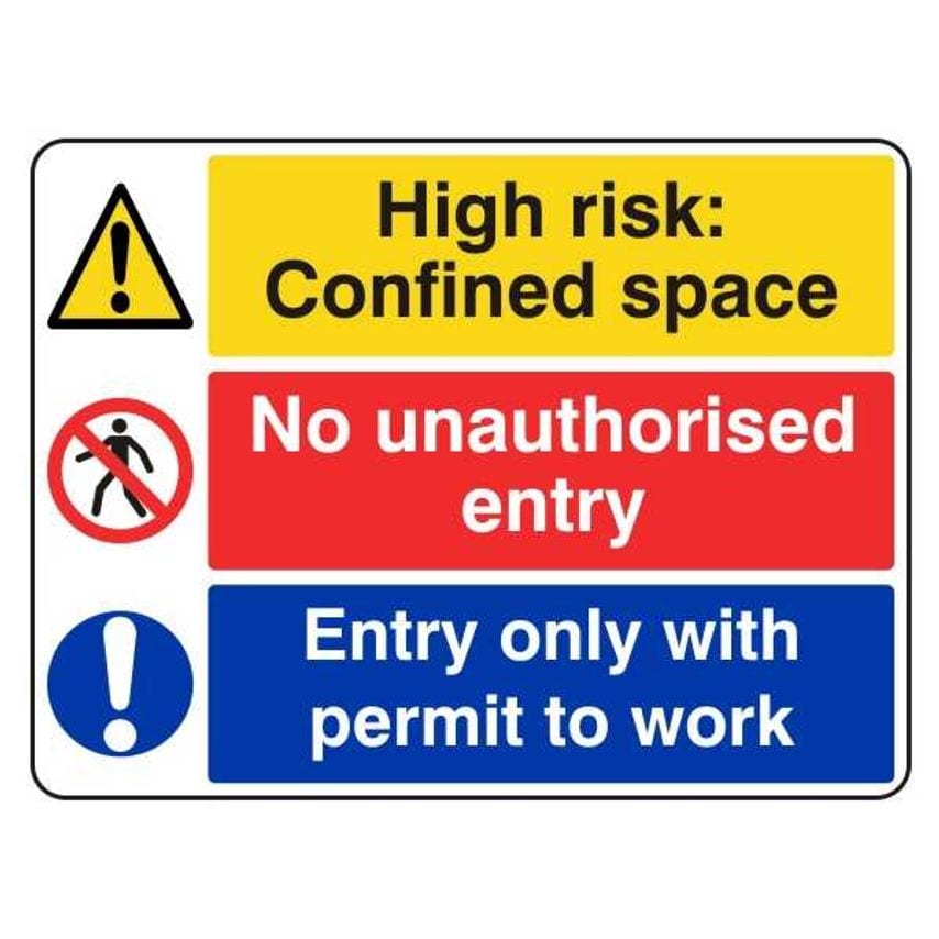 Lasting Impressions High Risk: Confined Space - No Unauthorised Entry - Entry On
