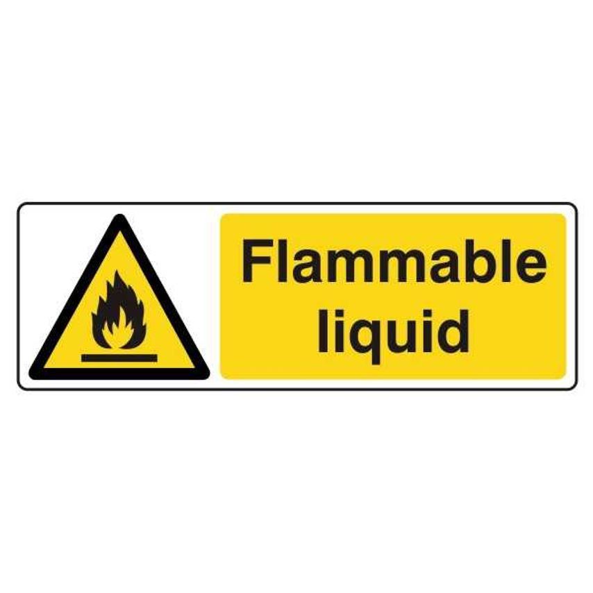 Lasting Impressions Flammable Liquid Sign Label