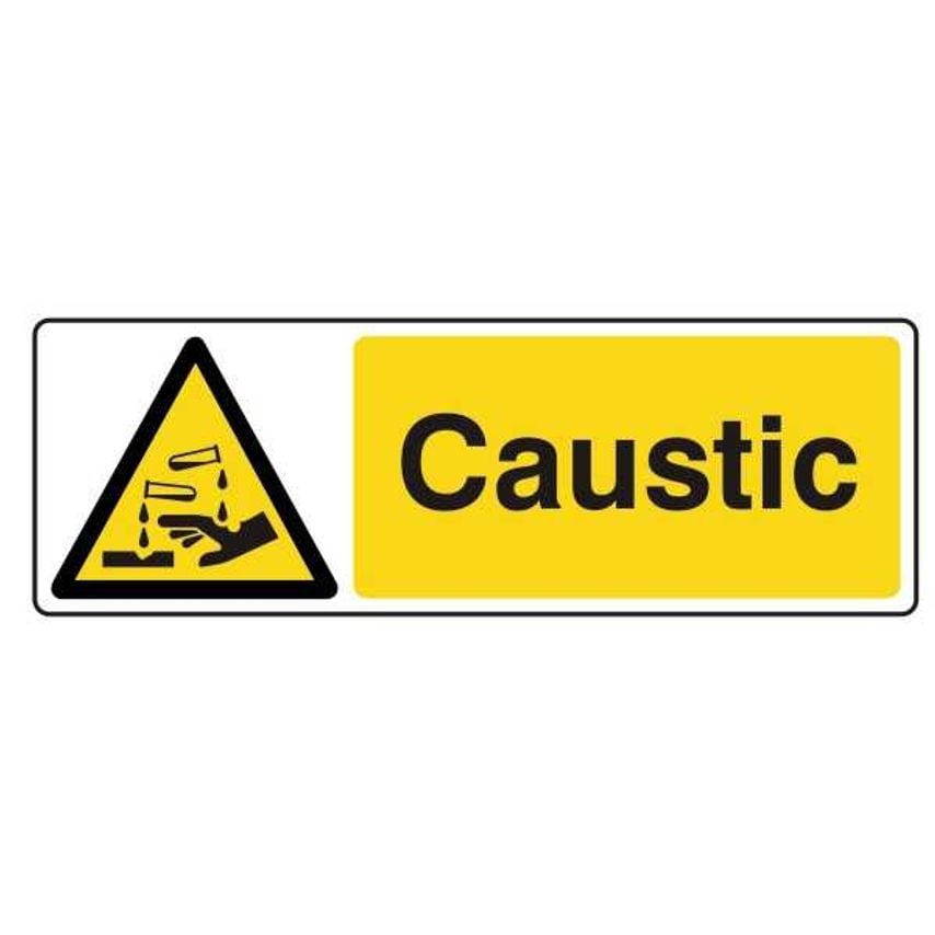 Lasting Impressions Caustic Sign Label - 10393-AP