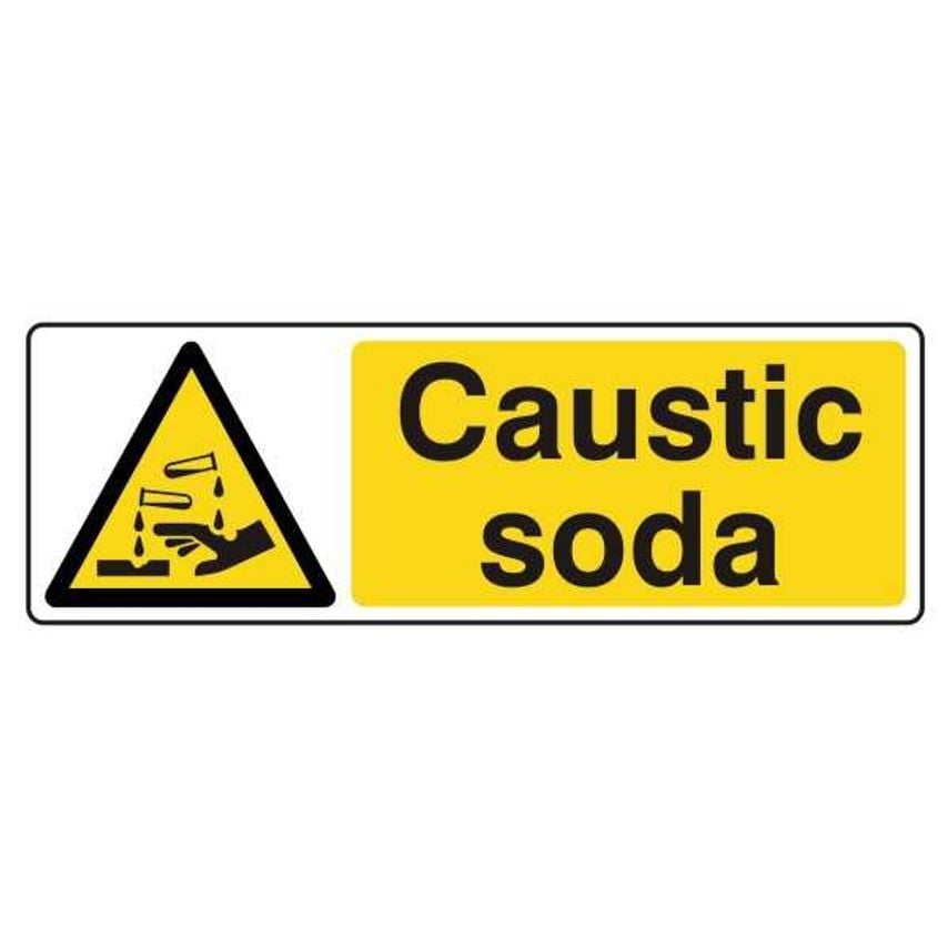 Lasting Impressions Caustic Soda Sign Label - 10395-AP