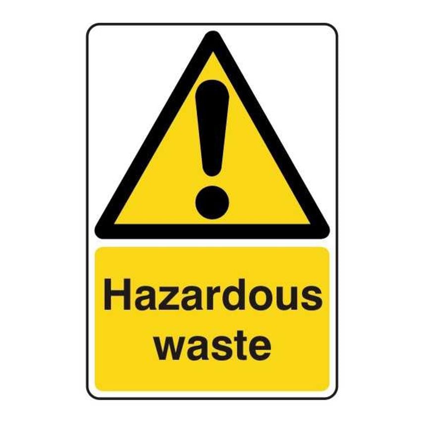 Lasting Impressions Hazardous Waste Sign Label